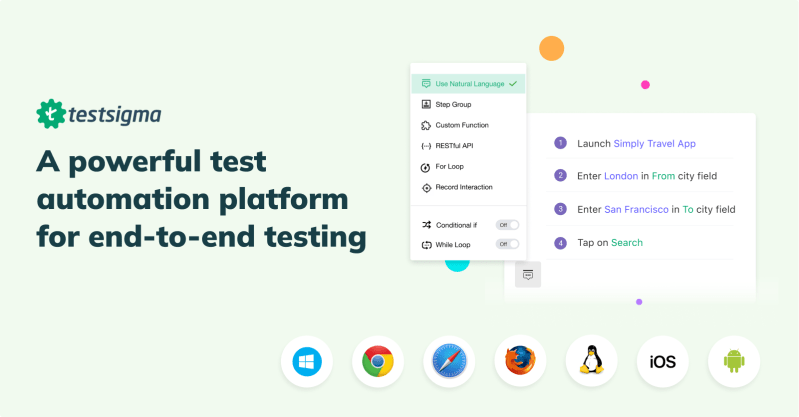 Github Testsigmahq Testsigma A Powerful Open Source Test Automation - Geometric Image Collection - HD Quality