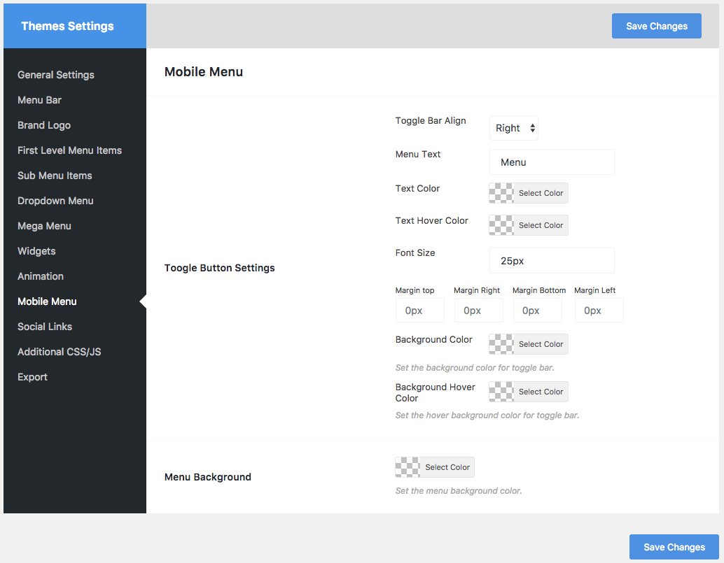The bottom element also showed on top of the form. Documention Creating And Configuring A Mega Menu Theme