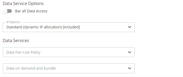 How to activate the static public ip option on a sim
