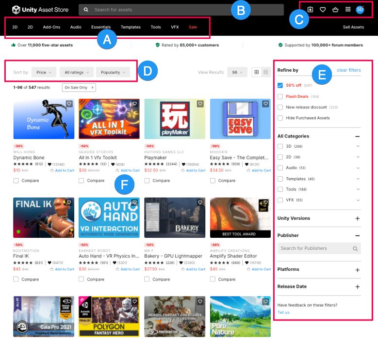 Unity Manual Unity S Asset Store - Light Textures - Amazing Mobile Collection