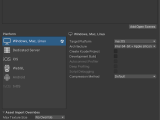 Unity Manual Build Settings