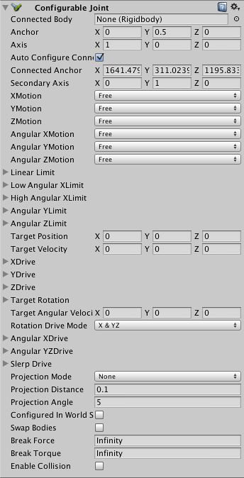 Unity Manual Configurable Joint Component Reference - 8K Gradient Textures for Desktop