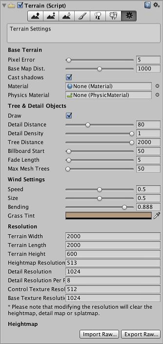 Unity Manual Terrain Settings - Stunning Colorful Wallpaper - High Resolution