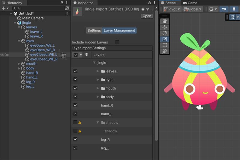 Collapsing Groups 2d Psd Importer 8 0 5 - Professional Vintage Art - Desktop