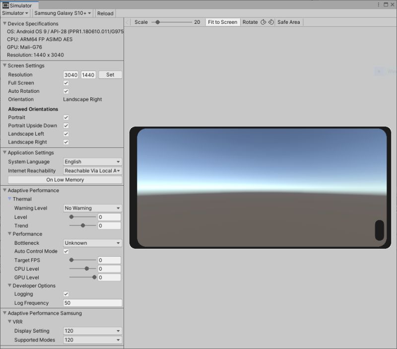 Adaptive Performance Simulator Adaptive Performance 5 1 1 - Space Texture Collection - Full HD Quality