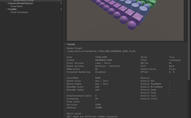 Entities Graphics Performance | Entities Graphics | 1.0.16