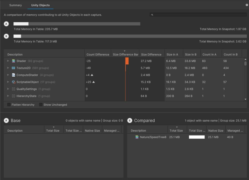 Snapshots Component Memory Profiler 1 1 5 - Sunset Texture Collection - Ultra HD Quality