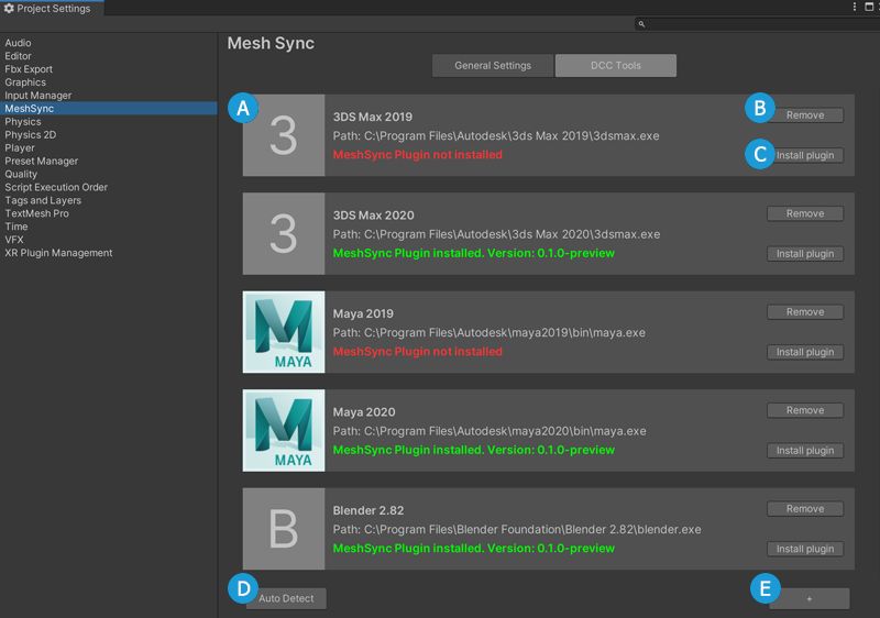 Project Settings Meshsync 0 10 2 Preview - High Quality Geometric Design - High Resolution