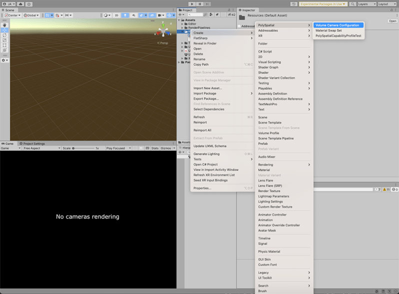 Preview An Application With The Play To Device App Polyspatial - Premium Gradient Pattern Gallery - Ultra HD
