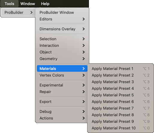 The Probuilder Menu Probuilder 5 2 3 - Best Colorful Textures in HD