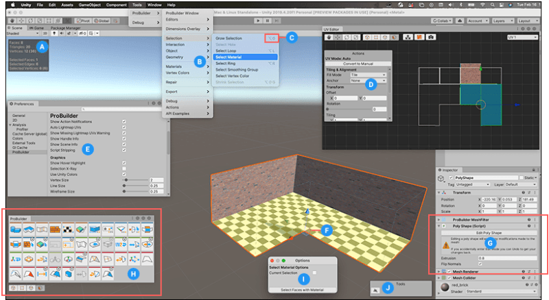 Interacting With Probuilder Probuilder 5 1 1 - Creative Geometric Background - Retina