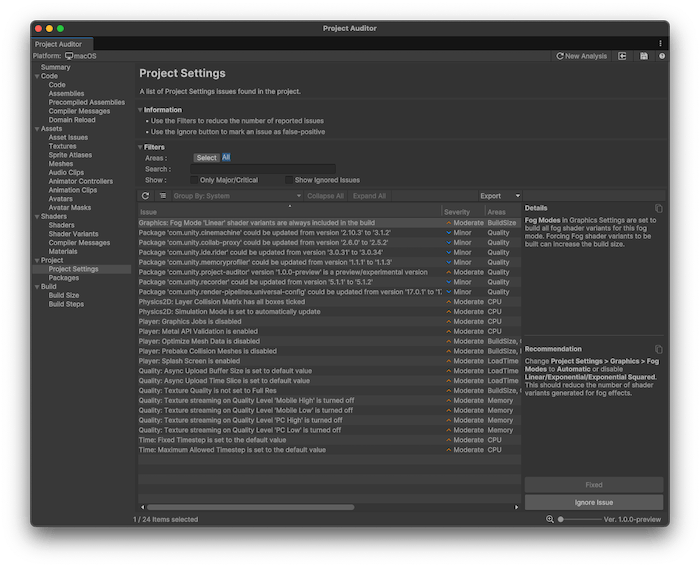 Shaders View Project Auditor 0 10 0 - HD Ocean Pictures for Desktop