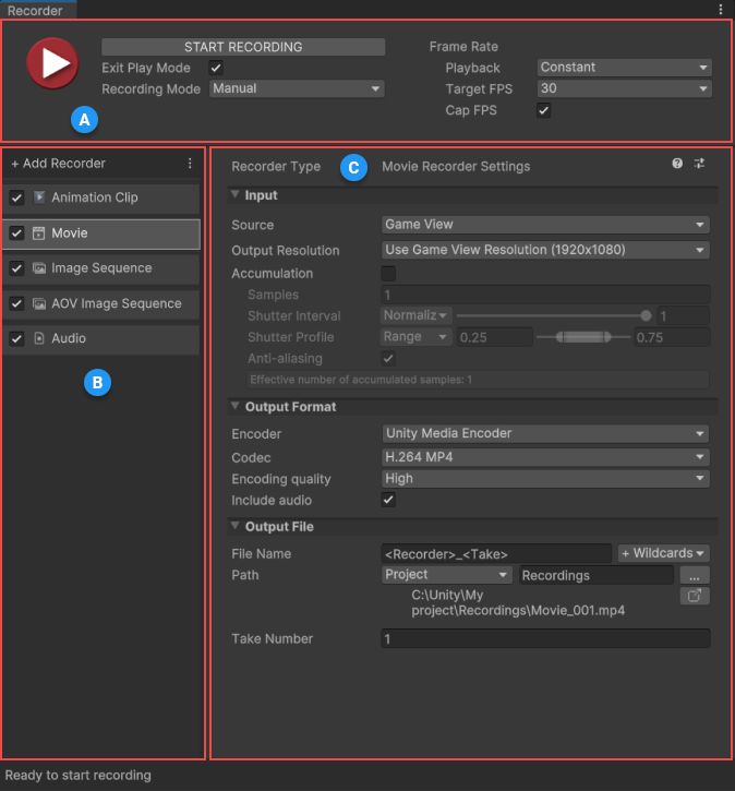 The Recorder Window Has The Following Sections - Best Nature Patterns in Mobile