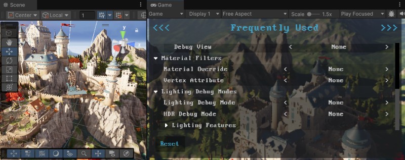 Rendering Debugger Universal Rp 12 1 16 - Premium Gradient Art Gallery - 8K