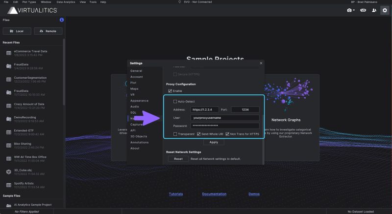 Loading Remote Data Into Virtualitics Explore Desktop Virtualitics - 8K Colorful Images for Desktop