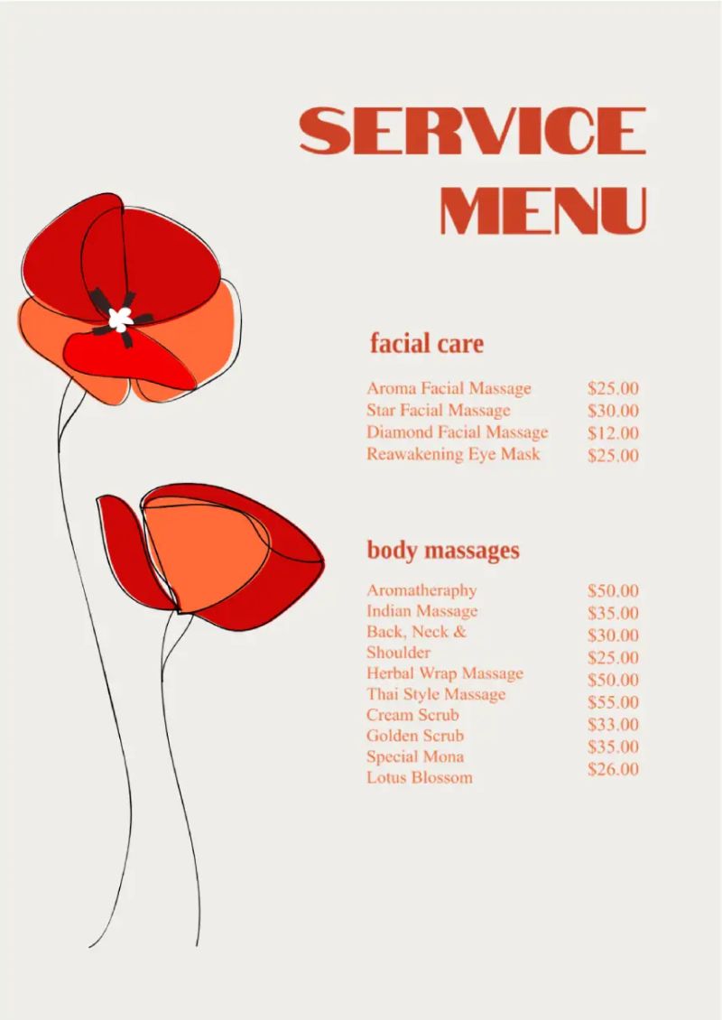 Eservice Menu Pdf - Download Incredible Dark Design | Full HD
