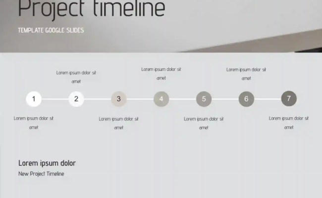 Innovative Project Timeline Template – Free Google Slides Template - NEW!