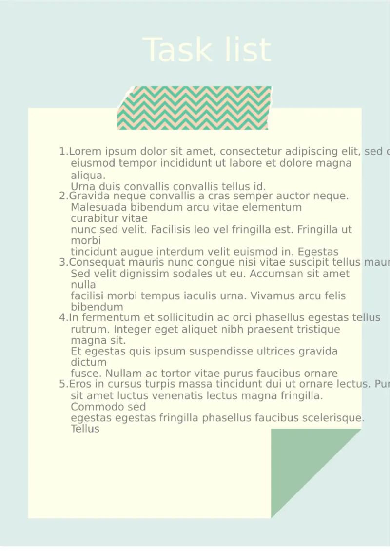 Task List Hesh Docs - Download Classic Colorful Photo | Retina