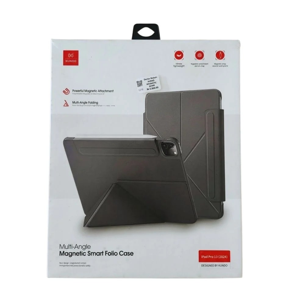 XUNDD Magnetic Smart Folio Case for iPad Pro 13 2024