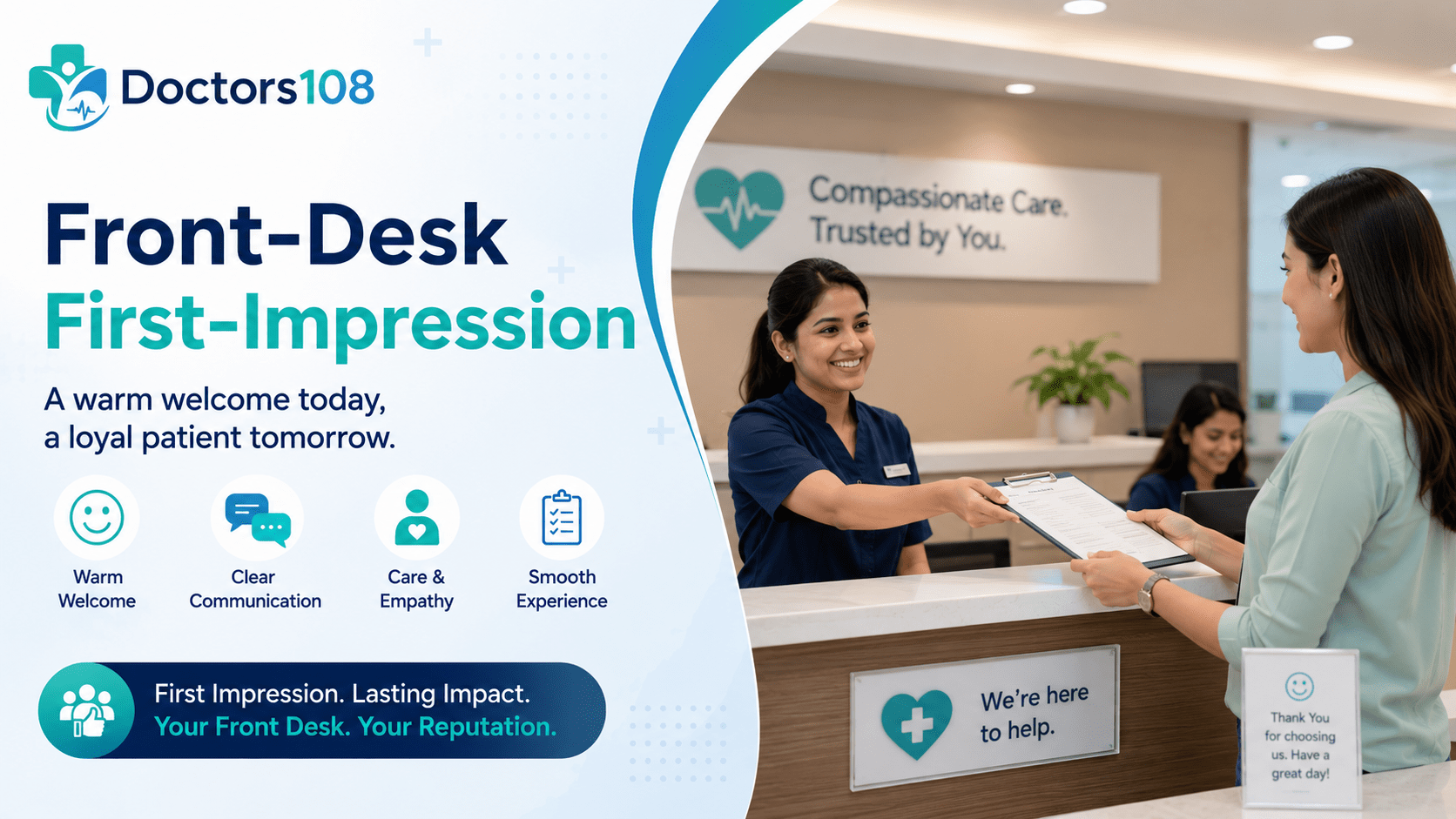 Front Desk Is Your First Impression