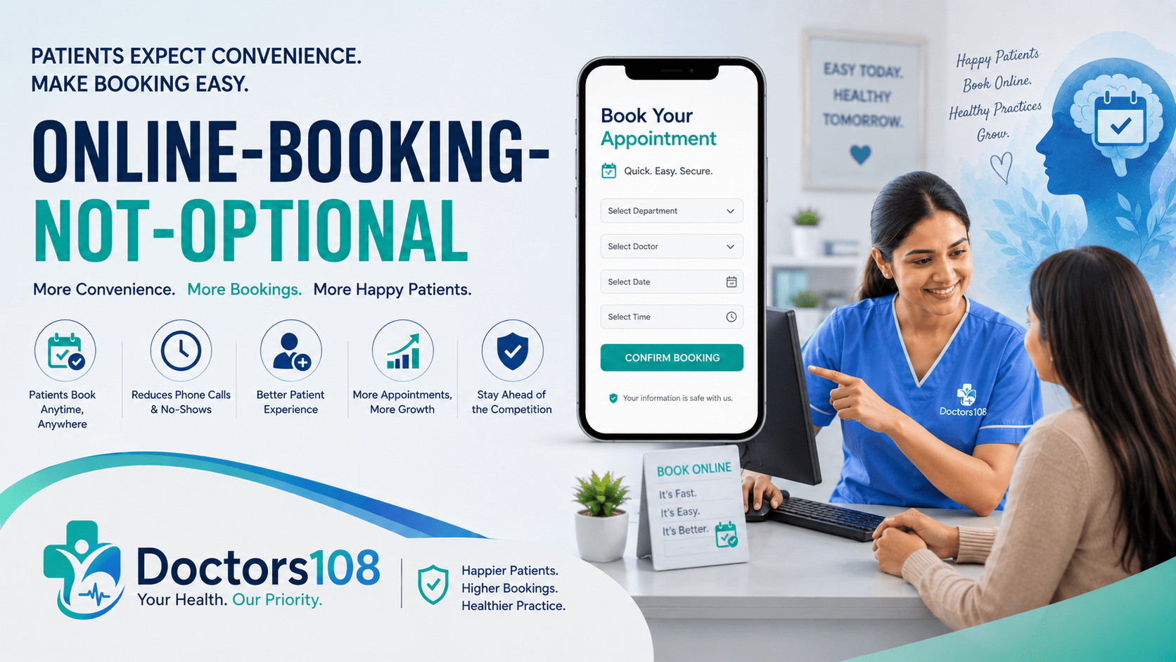 online booking consultation for patients