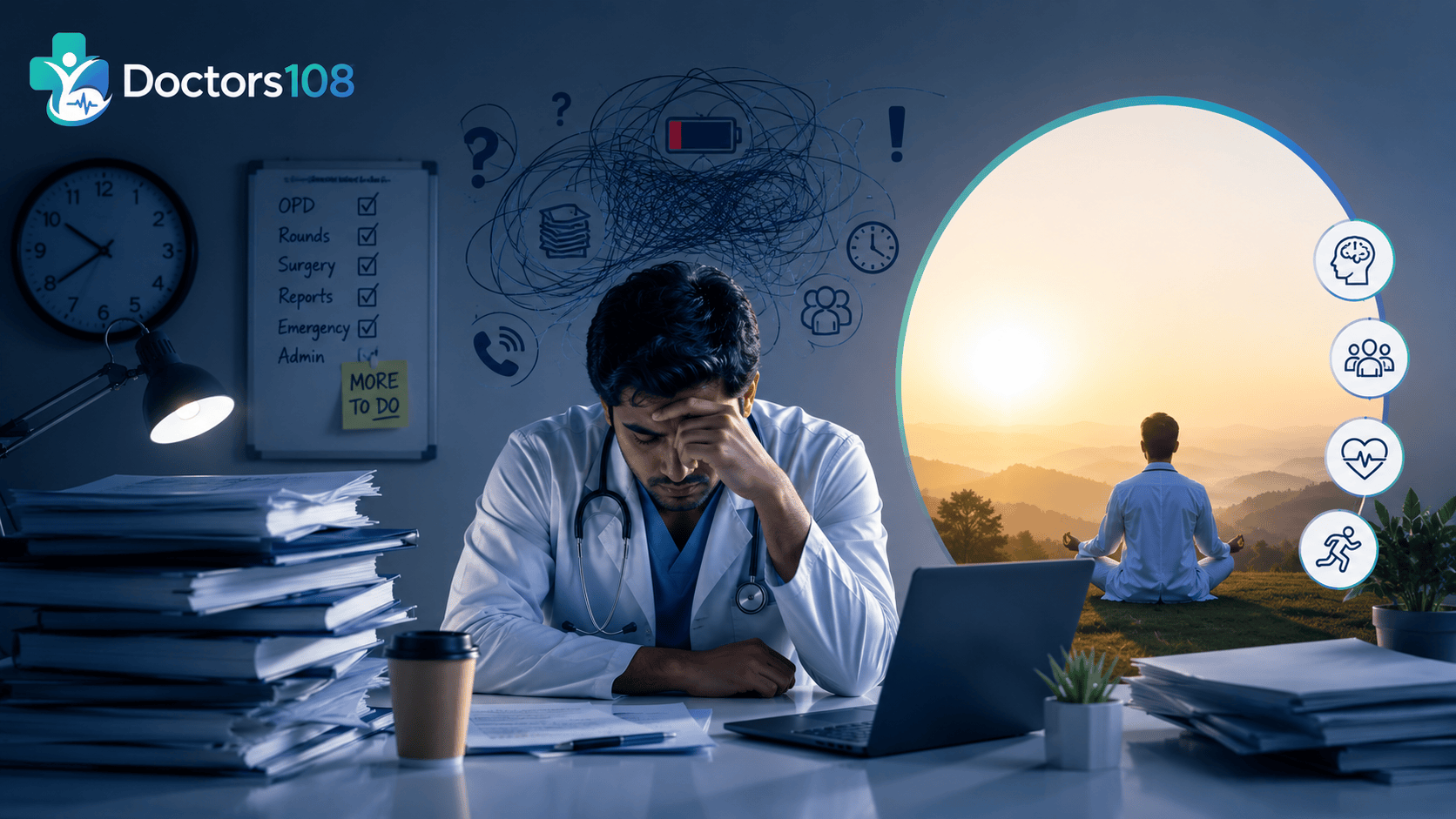 Doctor Burnout in India: The Numbers Are Worse Than Most Institutions Admit