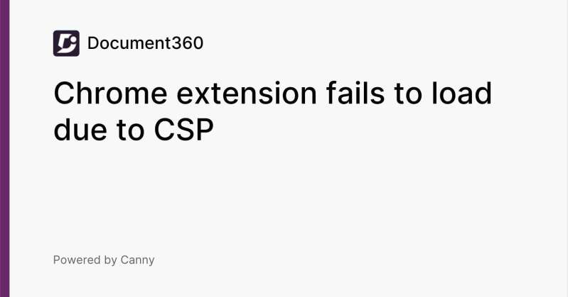 Google Chrome Extension Refuses To Load The Script Due To Csp - Incredible Dark Art - 8K