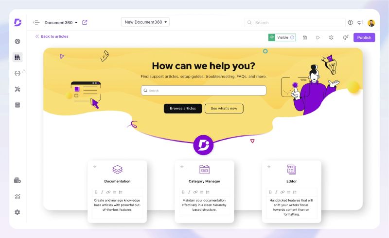 Instantdocs Ai Knowledge Base Software - Geometric Picture Collection - Ultra HD Quality