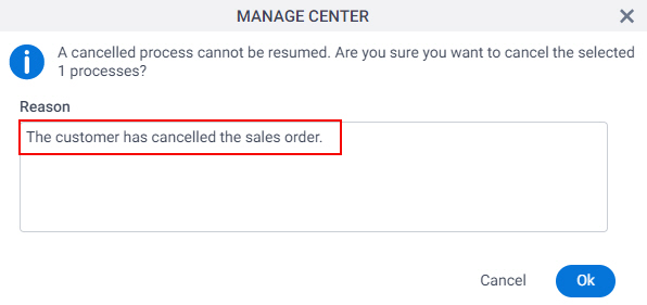 Example Cancel A Process From Manage Center - Abstract Illustration Collection - Mobile Quality