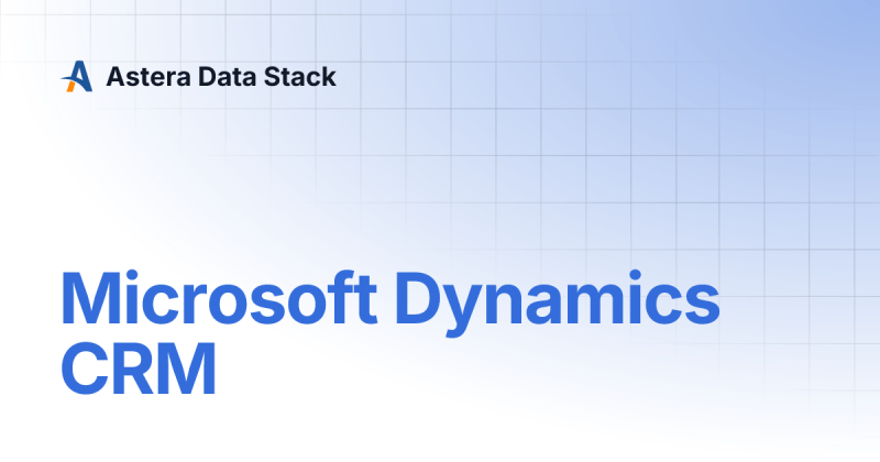 Microsoft Dynamics Crm Astera Data Stack - Best Abstract Wallpapers in 8K