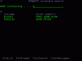 Wild Card Searching Using Opnqryf Lansa Documentation