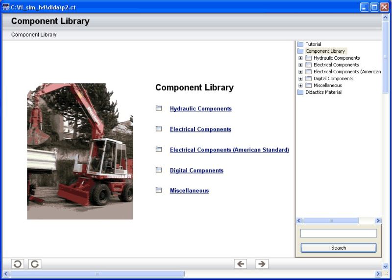 Component Library Fluidsim 4 Hydraulics Documentation - Elegant Landscape Pattern - Mobile
