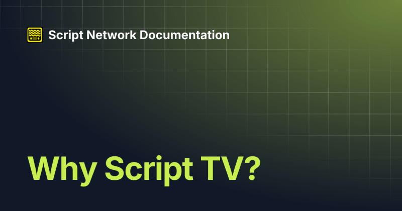 Script Tv Documentation - Minimal Photos - Professional Ultra HD Collection