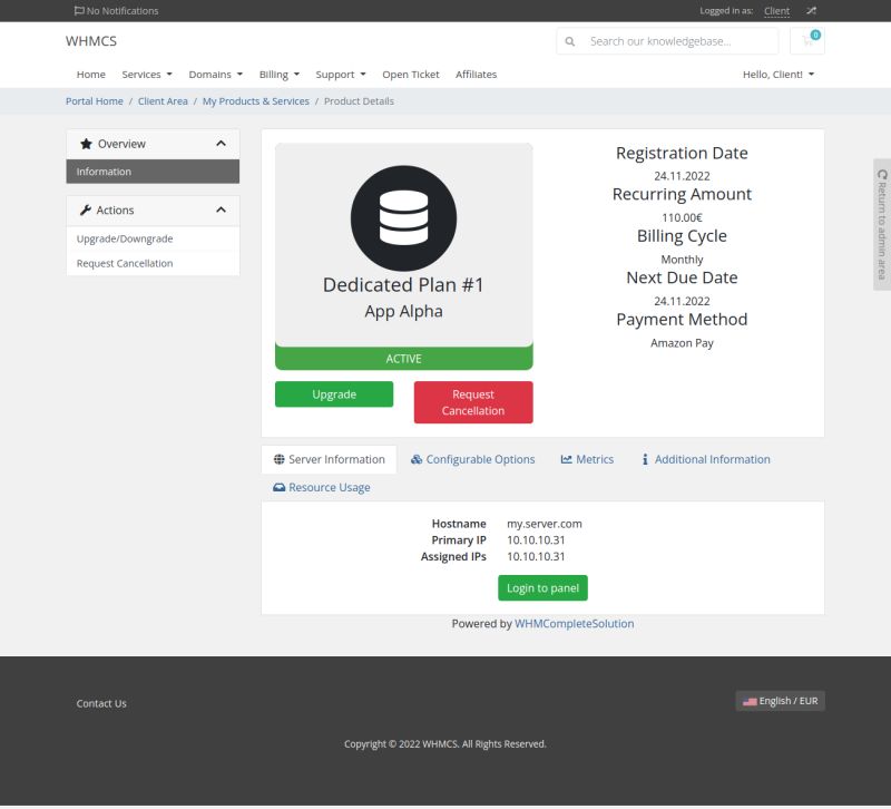 Client Area Integration Tenantos Documentation - Mountain Textures - High Quality 4K Collection