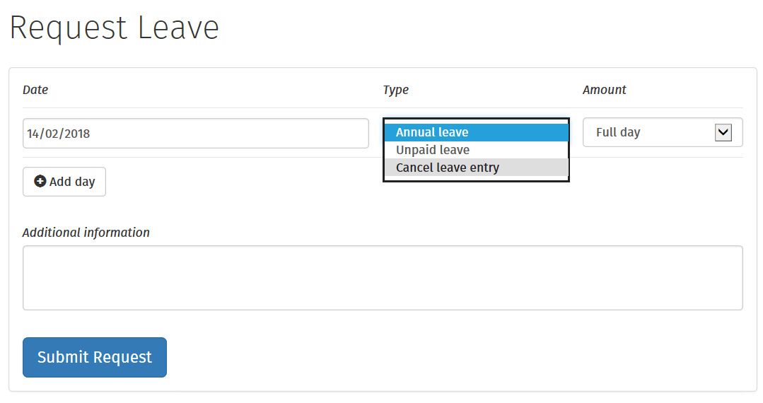 Employee Portal Requesting Leave Cancellation Documentation Thesaurus Payroll Manager Ireland 2018