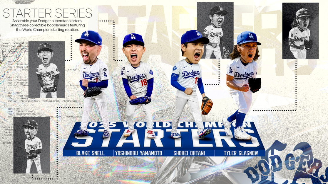 Dodgers 2026 Bobblehead Schedule Shohei Ohtani Ice Cube Shaq More Dodgers Bobbleheads 2026 Starter Series 