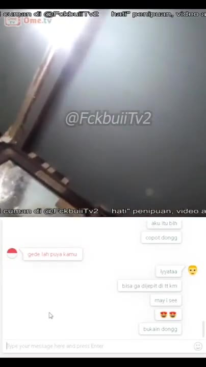 Anak SMA Pamer tt di ometv ketika dirumah ayang