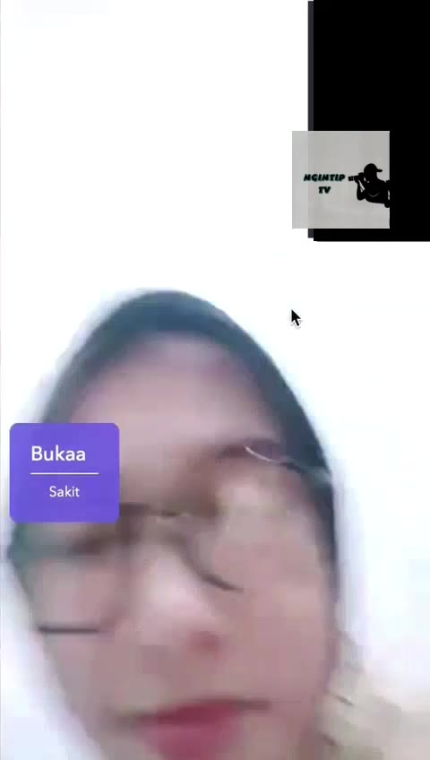 Jilbab Hitam Kacamata Vcs Dia Sange