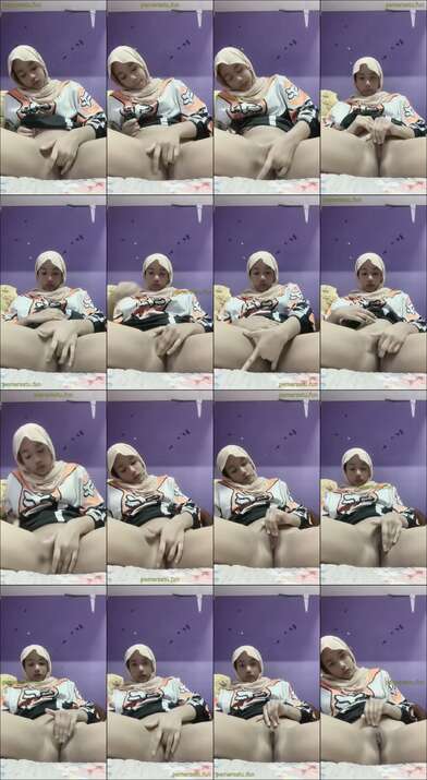 saniah hijab abg 18yo colok memek sampai lebar (10)