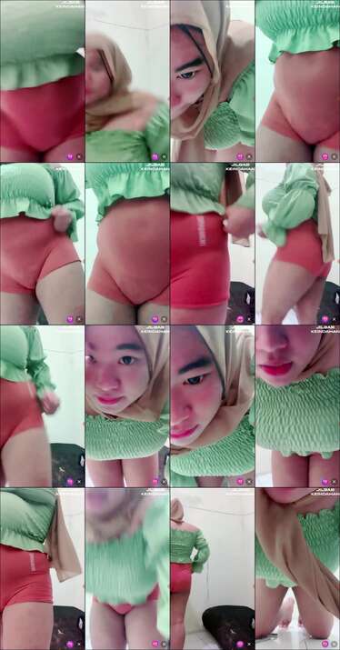 BIGO LIVE JILBAB CANTIK KEINDAHAN SEMOK BAJU KETAT CELANA WORKOUT JILBAB GUNUNG BEAUTY HIJAB 112