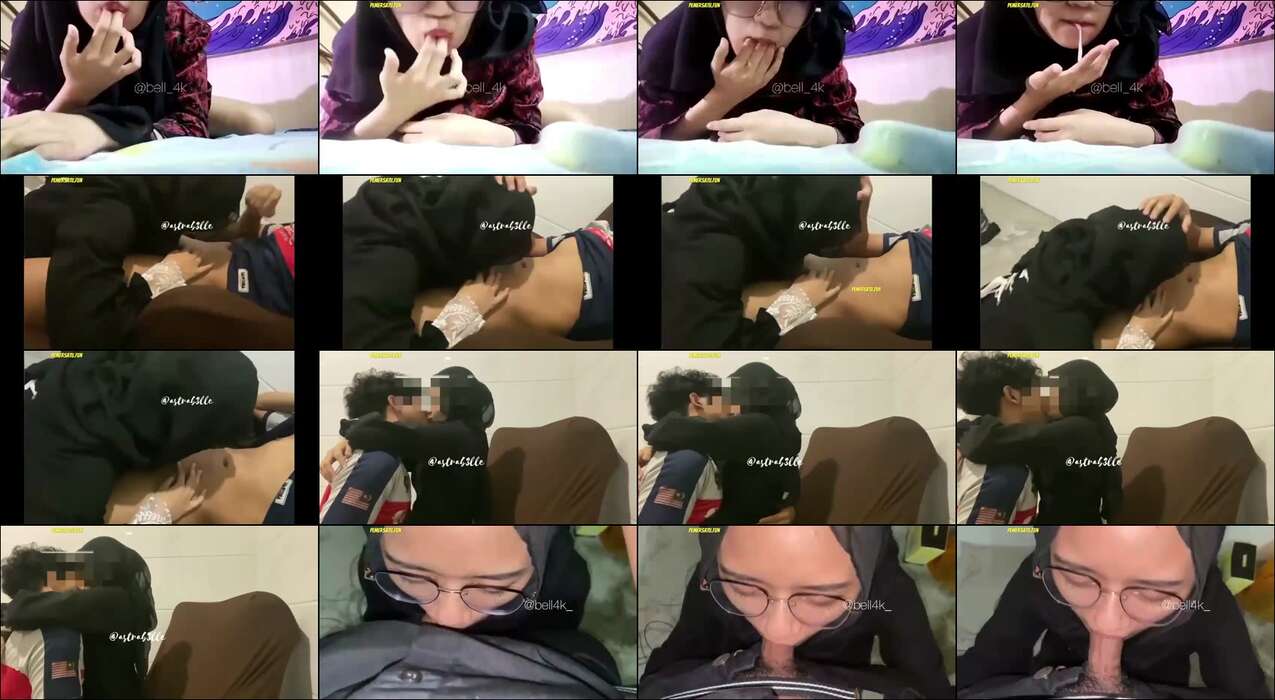 3 Bokep Indo Viral Isapan Hijab Item Berkacamata Yg Penurut