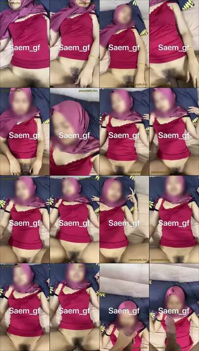 saem gf hijab merah