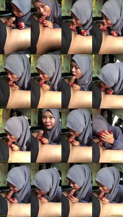 Dood – Erin Hijab Nyepong Di Mobil – Jilbab