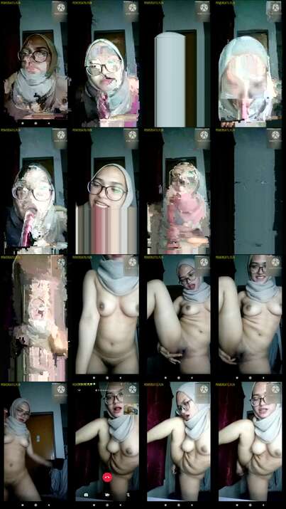 vcs sama ukhti cantik jilbab abu abu mainannya bagus dimasukin (new)