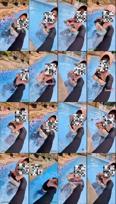 Dood – Hijab Pamer Tetek Di Kolam Renang