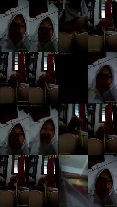 abg jilbab 18yo seragam di gudang