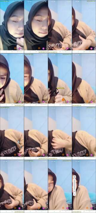 P3 Jilbab Hitam Pramuka Bocil Abg 18Yo Sange Pamer Toket Dan Colmek 3