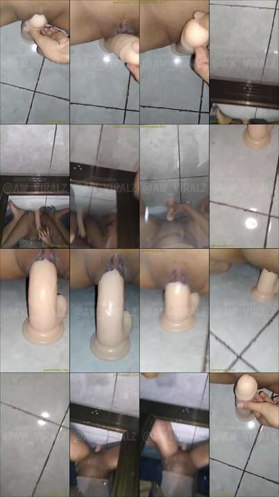 P5 Colmeknya Pakai Dildo Tempel Enak 5