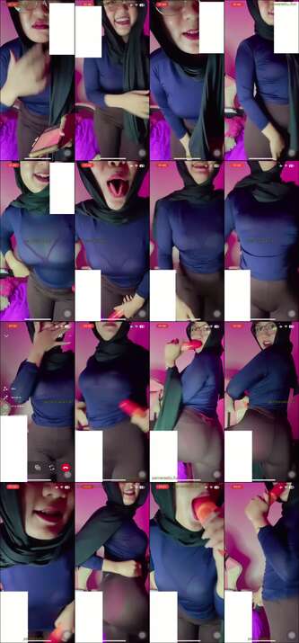 Dinda Hijab Binal Vcs Sepong Vibrator Merah Sambil Joget