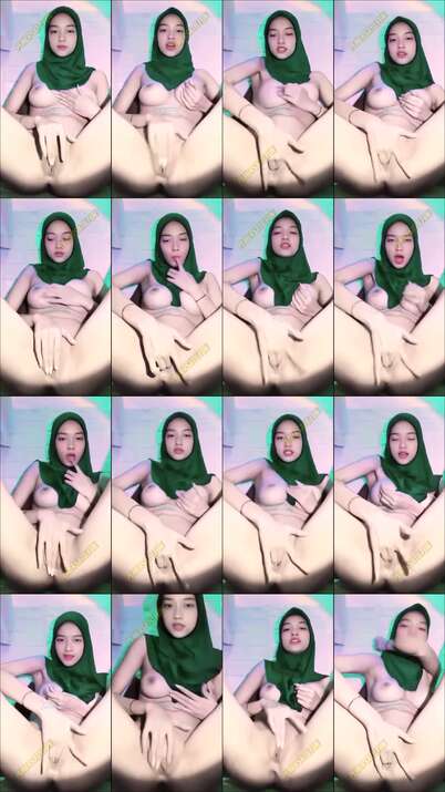 Panya Jilbab Hijau Colok Memek Sempit